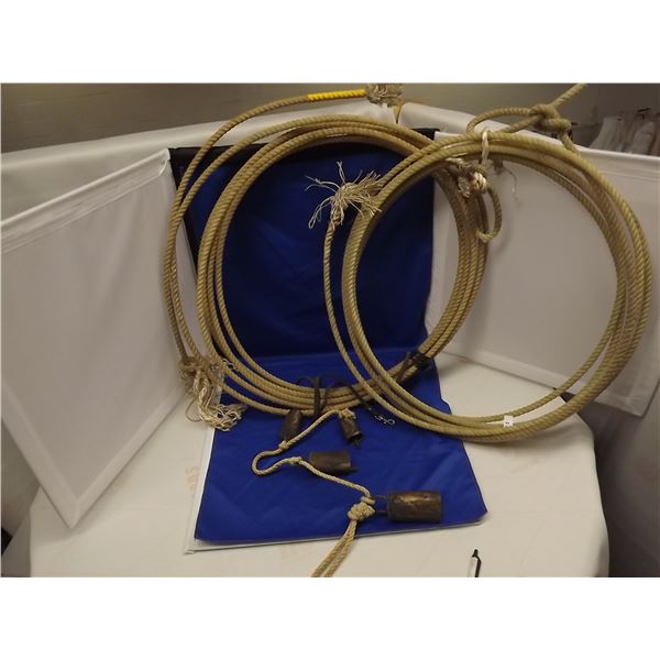 LOT OF 2 LARIAT ROPES
