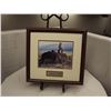Image 1 : FRAMED "LOOKING TO THE FUTURE REMEMBERING THE PAST" COWBOY PRINT