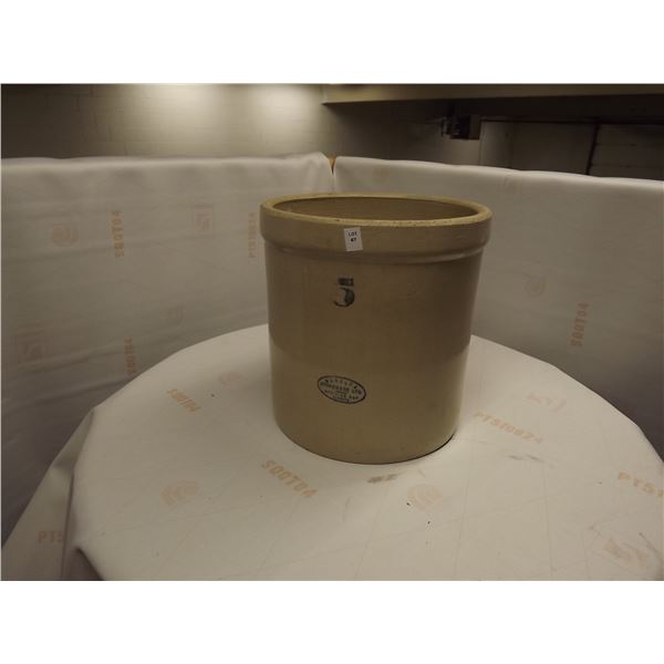 5 GALLON MEDALTA VINTAGE CROCK