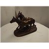 Image 1 : BRONZED STALLIONS ESTATE STATUE/ ORNAMENT