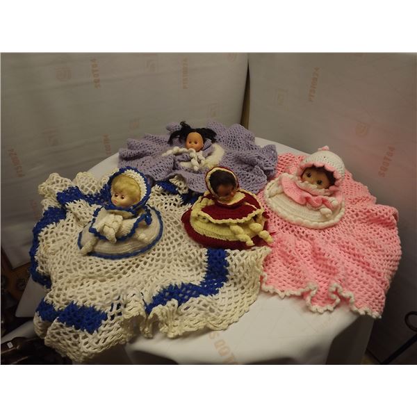 BAG OF ASSORTED VINTAGE DOLLS & ACCESSORIES