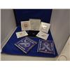 Image 1 : LOT OF 2 1999/2000 CNDN COMMEMORATIVE STAMP PACK - 3 STAMPS & 1 COIN
