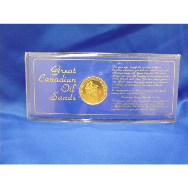 GREAT CANADIAN OIL SANDS MEDALLION
