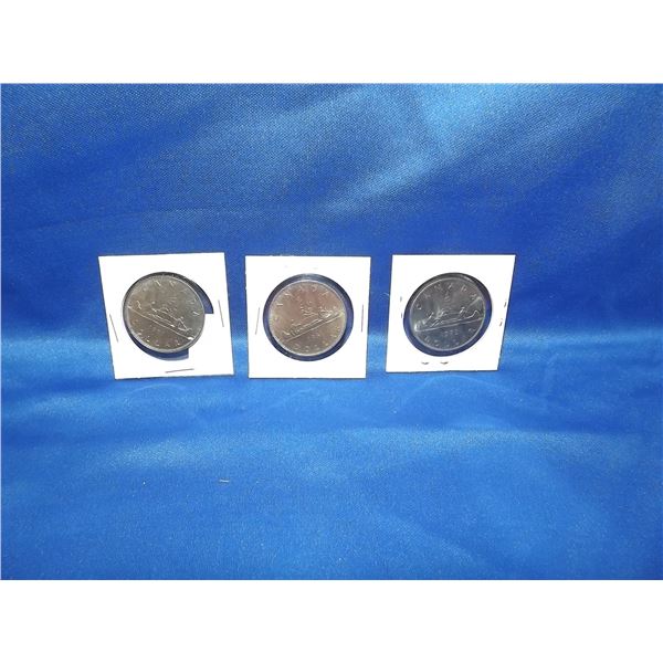 LOT OF 3- 1979 (1) 1981 (2) CNDN $1 COINS