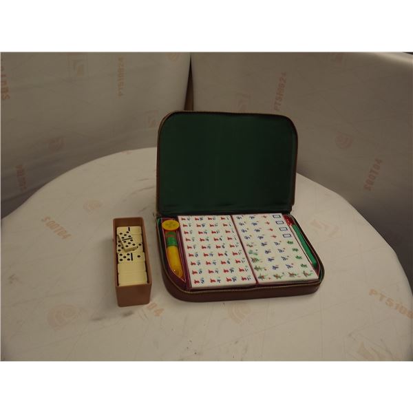 LOT OF CHINESE MAHJONG GAME & DOMINOS