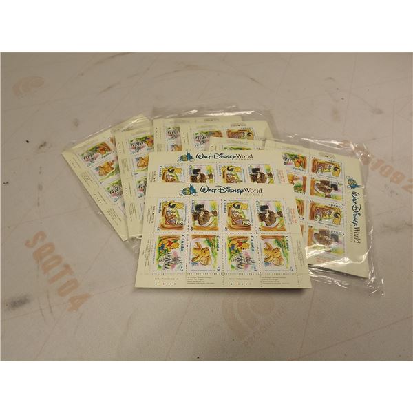 8 SETS OF DISNEY WORLD FLORIDA BOOKLETS STAMPS