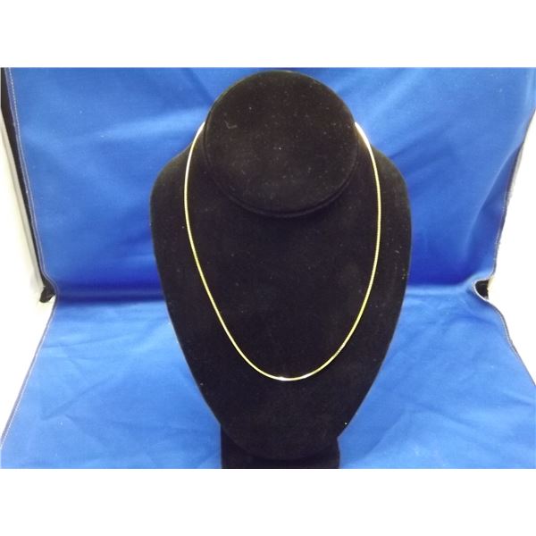 18K GOLD BOX CHAIN