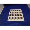 Image 1 : CHARLES EMILE GADBOIS MUSICOLOGIST SHEET OF 20 STAMPS
