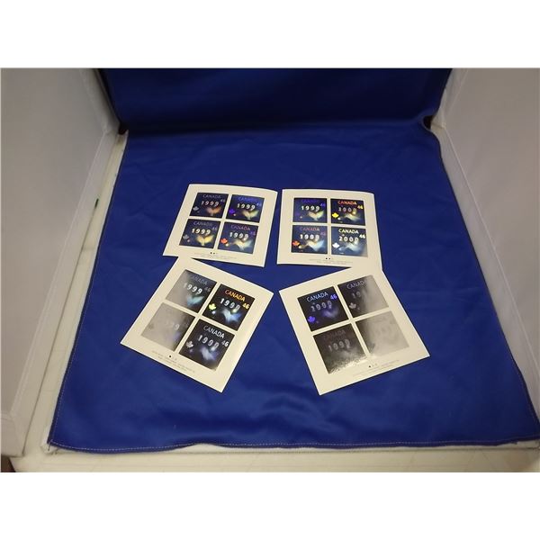 46 CENT SILVER HOLOGRAM 1999 - 2000 STAMPS