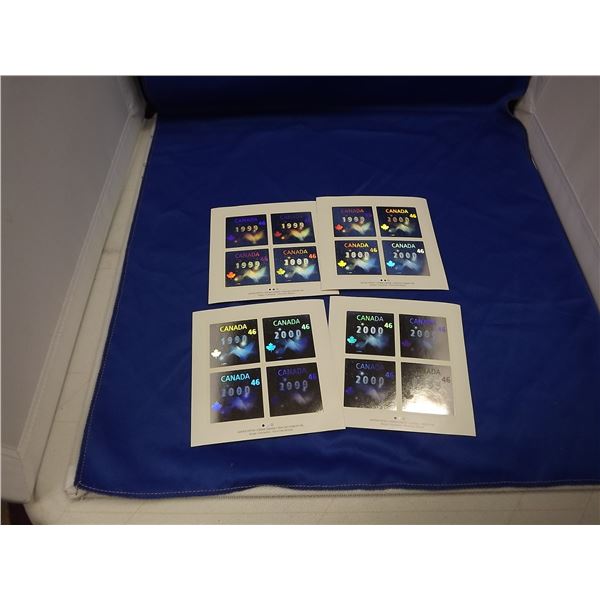 46 CENT SILVER HOLOGRAM 1999 - 2000 STAMPS