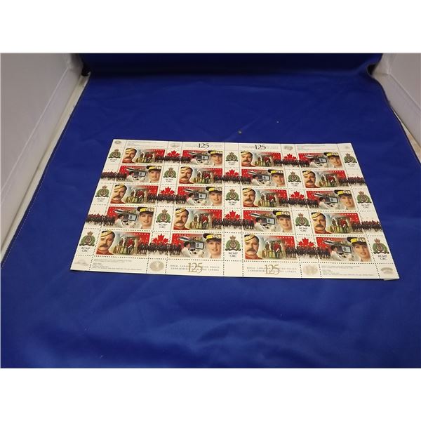 RCMP STAMP SHEET