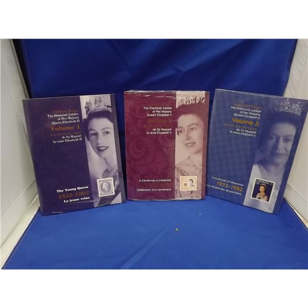 LOT OF 3 60 YEAR REIGN A DIAMOND JUBILEE OF HER MAJESTY QUEEN ELIZABETH 11