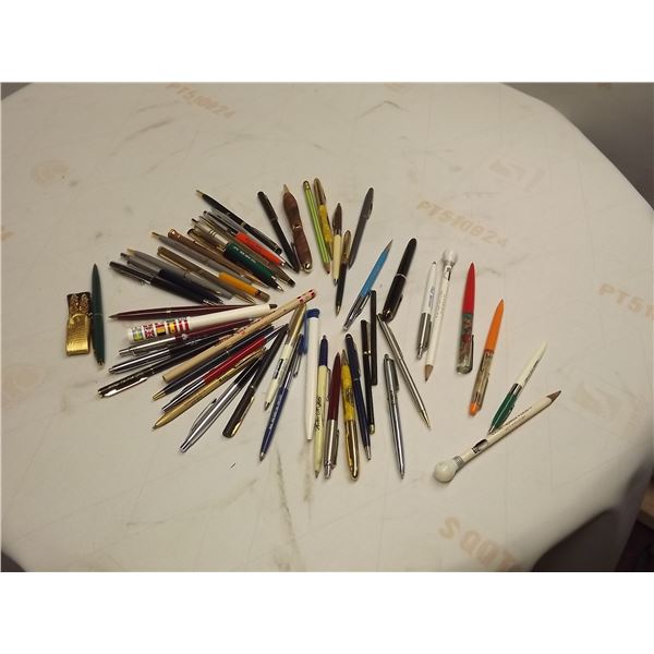 1 BAG, VINTAGE BALL POINT PENS