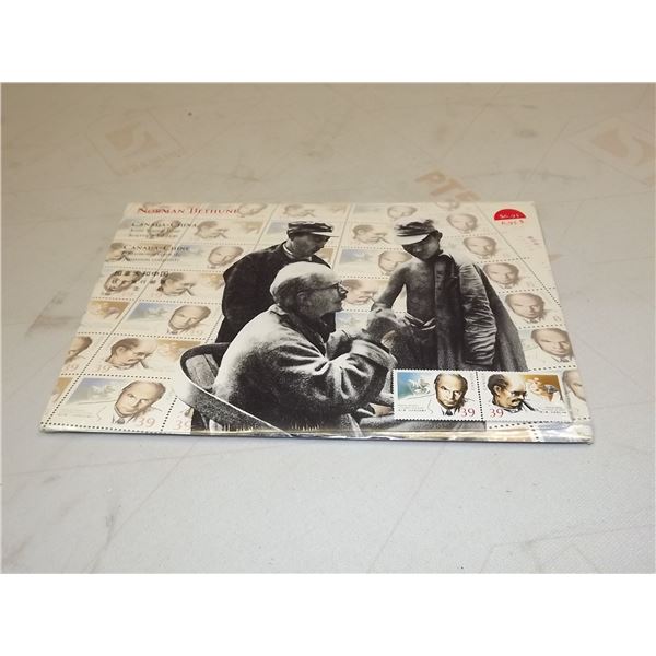 NORMAN BETHUE CANADA - CHINA JOINT STAMP ISSUE SOUVENIR EDITION