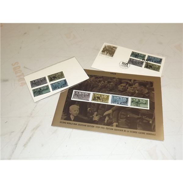 SECOND WORLD WAR SOUVENIR EDITION STAMP KIT 1939