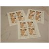 Image 1 : 3 SHEETS OF PLATE BLOCK GIRL WITH A DOVE PEACE STAMPS