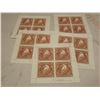 Image 1 : 5 SHEETS OF PLATE BLOCK DOVE STAMPS