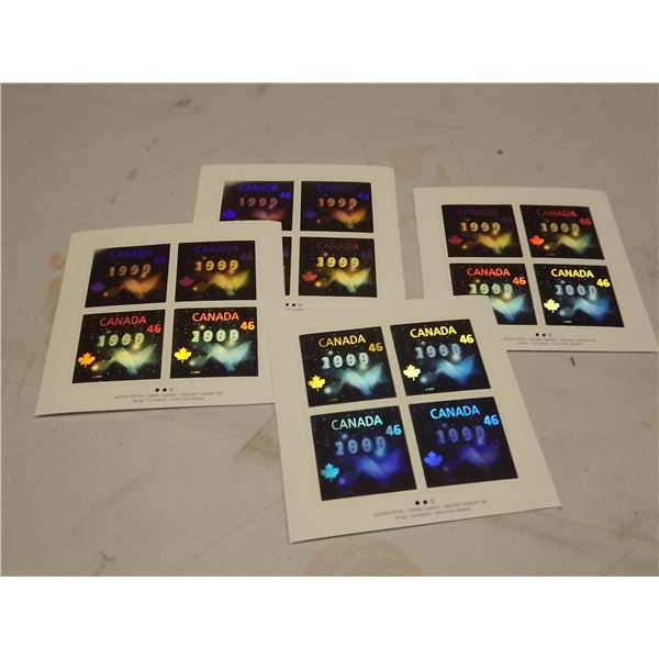 46 CENT SILVER HOLOGRAM 1999 - 2000 STAMPS