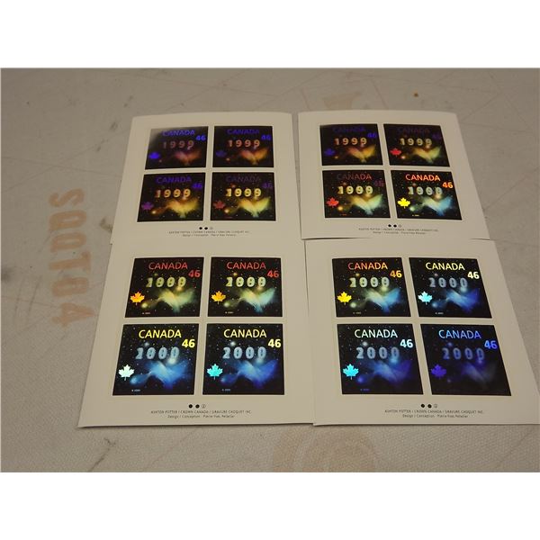 46 CENT SILVER HOLOGRAM 1999 - 2000 STAMPS