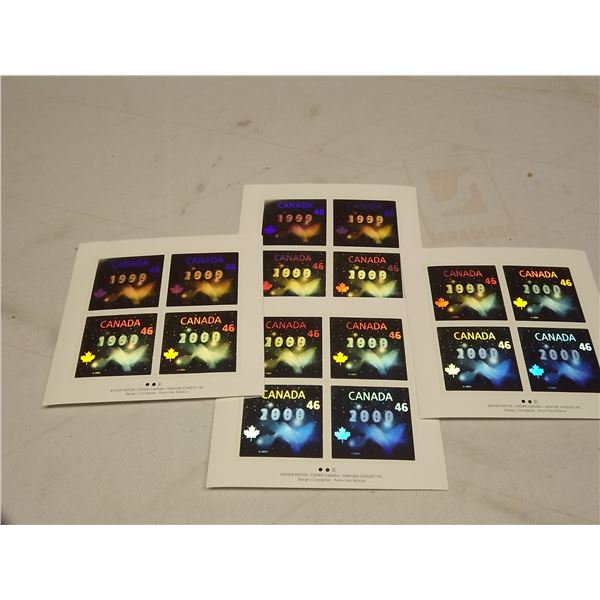 46 CENT SILVER HOLOGRAM 1999 - 2000 STAMPS