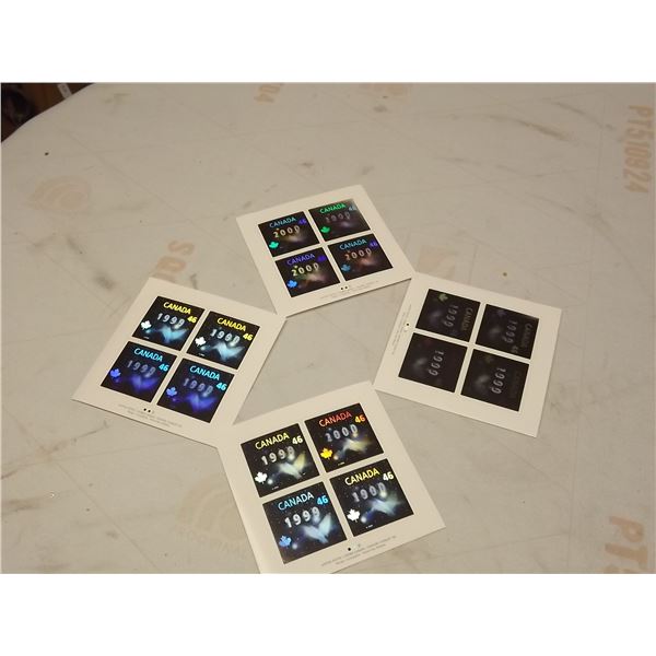 46 CENT SILVER HOLOGRAM 1999 - 2000 STAMPS