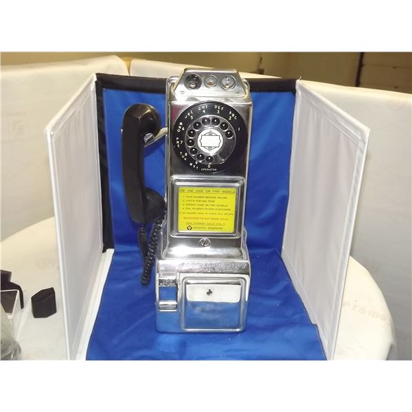 1 CROME PAY PHONE ROTERY