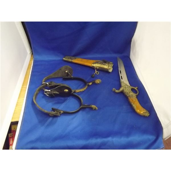 VITAGE SPURES AND NOVELTY KNIFE