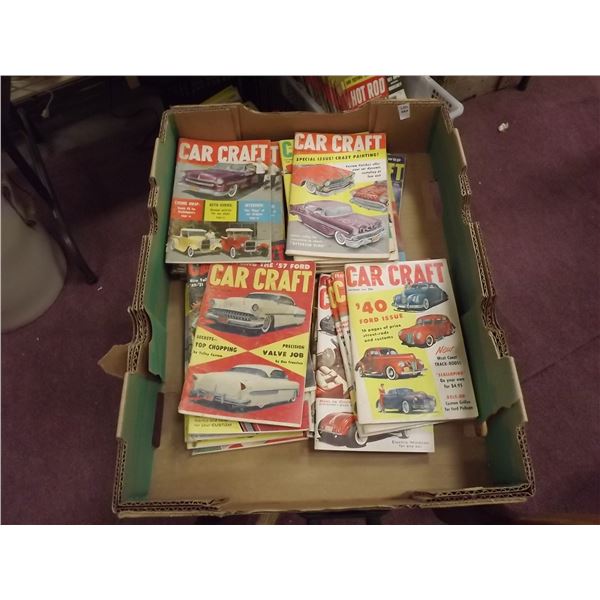 VITAGE CAR CRAFT HOT ROD MAGAZINES LOT OF IT