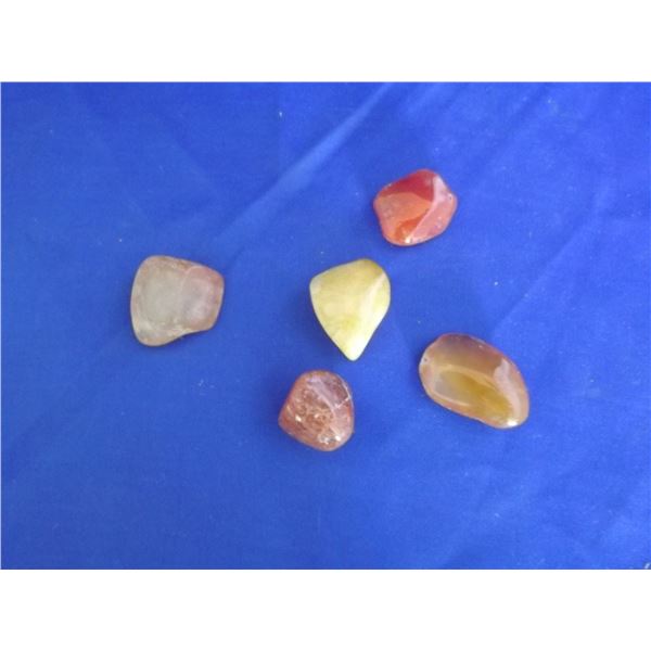 POLISHED   STONES LOT OF 5