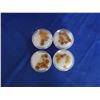 Image 1 : LOT OF 4 GEMSTONE CONTAINERS, BALTIC AMBER STONES