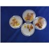 Image 1 : LOT OF 4 GEMSTONE CONTAINERS, BALTIC AMBER STONES
