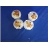 Image 1 : LOT OF 4 GEMSTONE CONTAINERS, BALTIC AMBER STONES