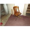 Image 1 : VINTAGE WOODEN OFFICE CHAIR