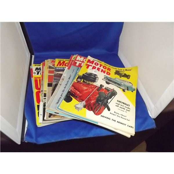 MOTOR TREND MAGAZINES 1950'S TO 1970'S 16 IN A LOT