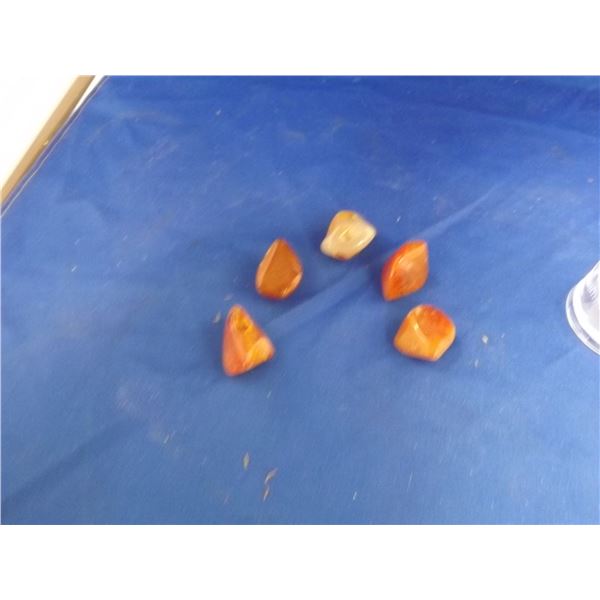 POLISHED STONES LOT OF 5