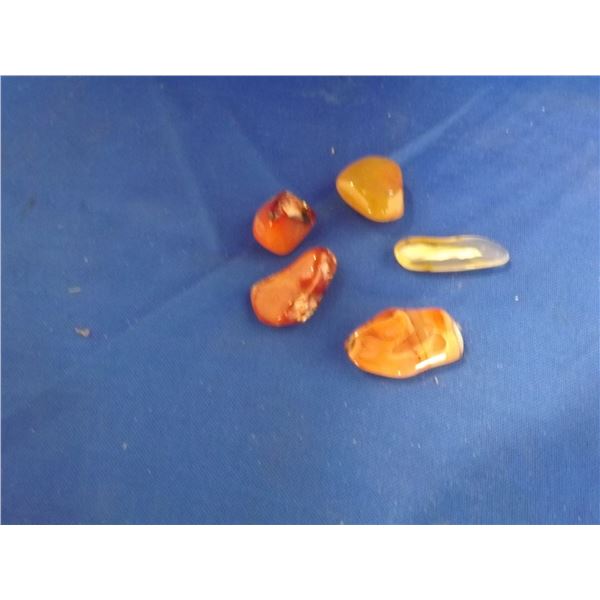 POLISHED STONES LOT OF 5