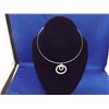 Image 1 : WIRE NECKLAGE WITH SWAROVSKI CRYSTAL PENDANT