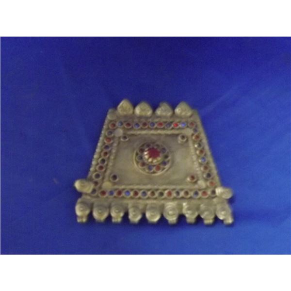 TURKISH PENDAND WITH RED AND BLUE STONES