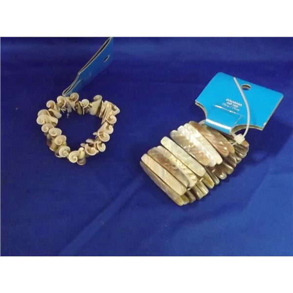 2 PIECES SET SEA SHELL BRACELET