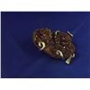 Image 1 : BROWN EXPOSED GEODE WRAPPED IN SWIRE PENDANT