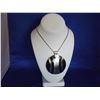 Image 1 : 5TH AVENUE SHELL PENDANT AND CHOME NECKLACE