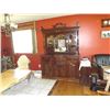 Image 1 : ANTIQUE SCOTTISH BUFFEE WITH 3 BELELVED MIRROR