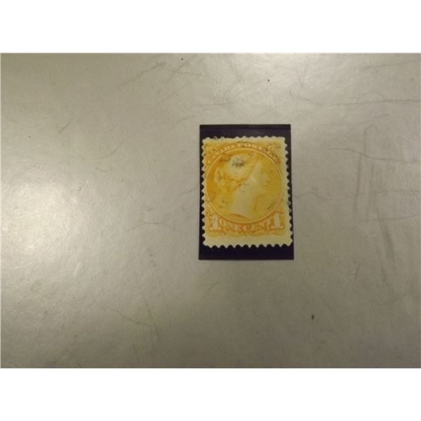 187 CANADIAN ONE CENT STAMP0