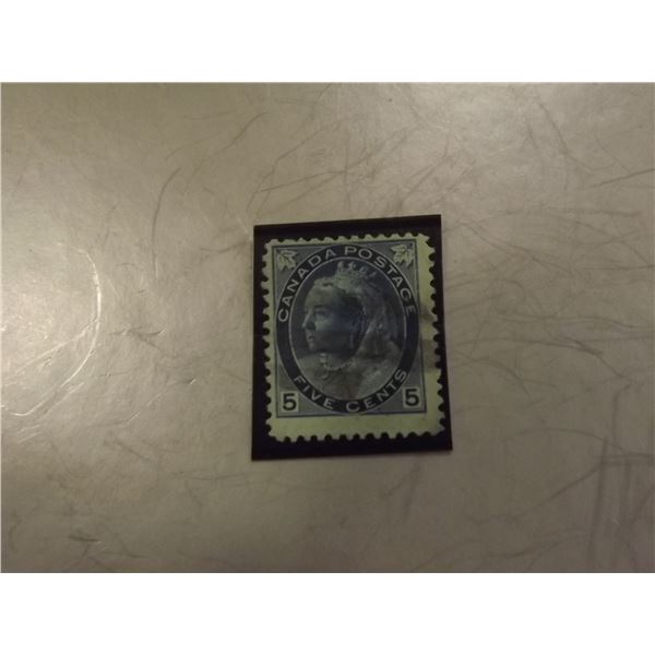 1899 CANADIAN 5 CENT STAMP