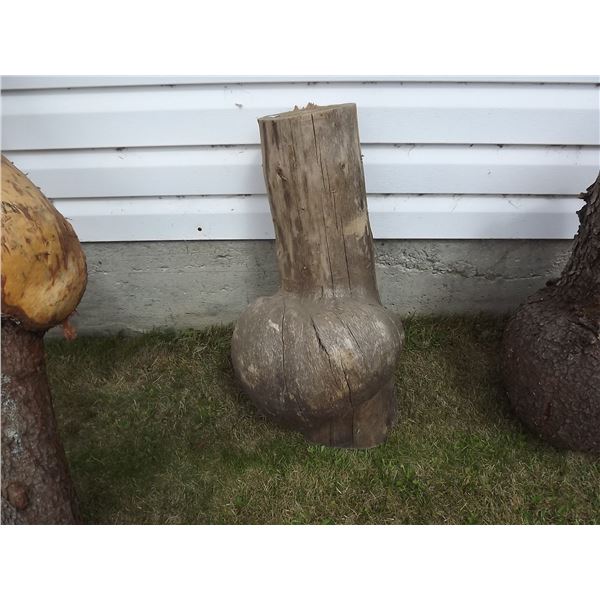 LOG WITH MEDIUM BURL