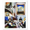 Image 1 : "Surrealist Stairway" Limited Edition Giclee on Canvas by Ferjo, Numbered and Ha