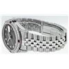 Image 8 : Rolex Mens Stainless Steel Diamond Lugs Rhodium Diamond & Ruby Datejust Wristwat