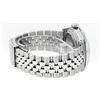 Image 3 : Rolex Mens Stainless Black Baguette Diamond Lugs Oyster Perpetual Datejust Wrist