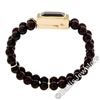 Image 3 : Vintage 14kt Gold 12.74 ctw Emerald Cut and Bead Garnet Bracelet w/ Diamond Acce