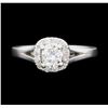 Image 2 : 0.93 ctw Diamond Ring - 14KT White Gold